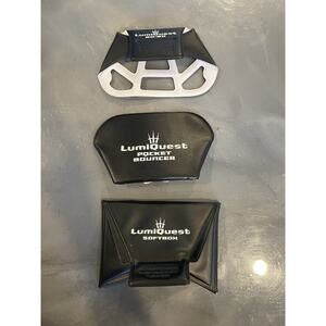 LumiQuest Lot of 3 Softbox, Pocket Bouncer, 80-20 Light Diffuser Photography